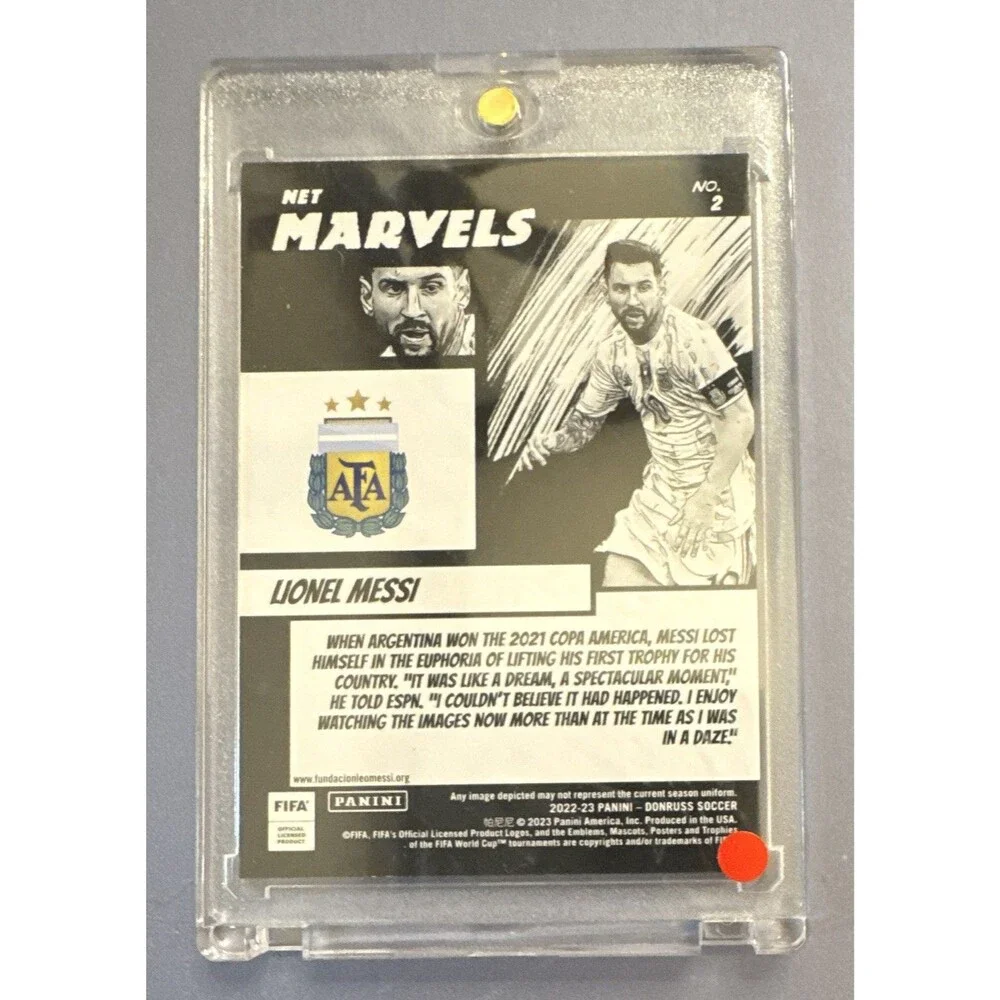 Panini 2022-23 Donruss Soccer Net Marvels Lionel Messi #2 Argentina FIFA